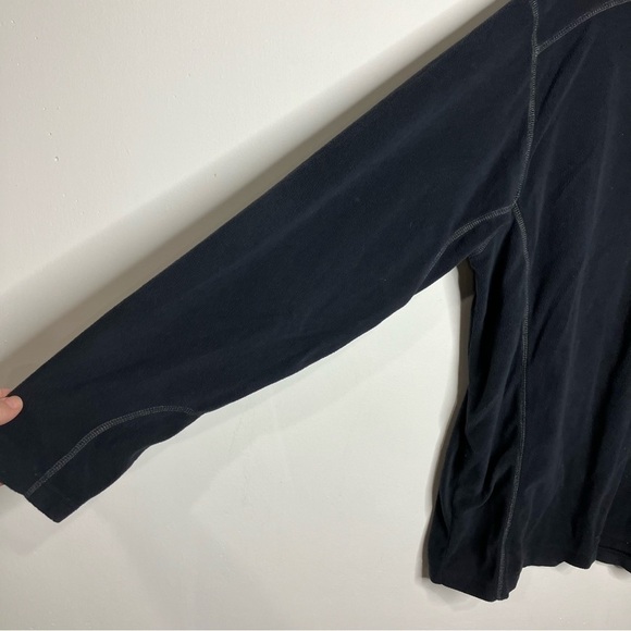 Columbia black fleece quarter zip pullover lightweight size XL - Picture 4 of 7